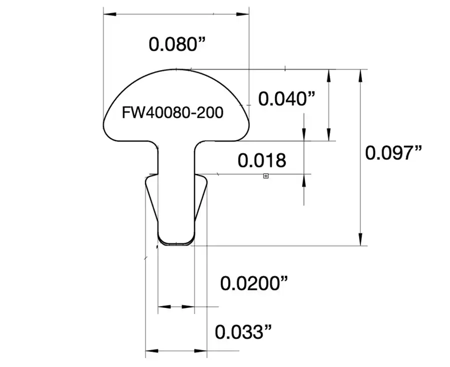 FL40080-200P3 3 Stäbe 60,96cm Zertifiziert
