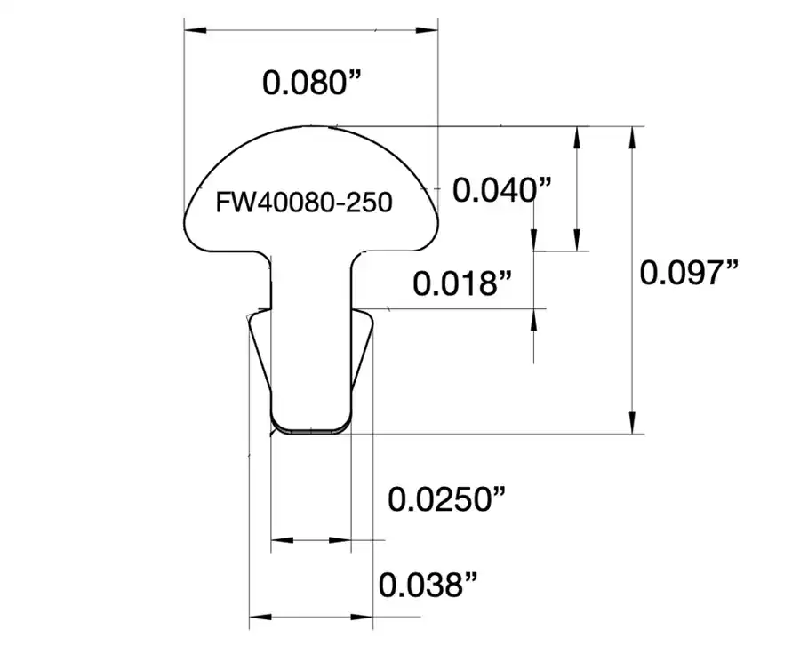 FL40080-250P3 3 Stäbe 60,96cm Markenprodukt