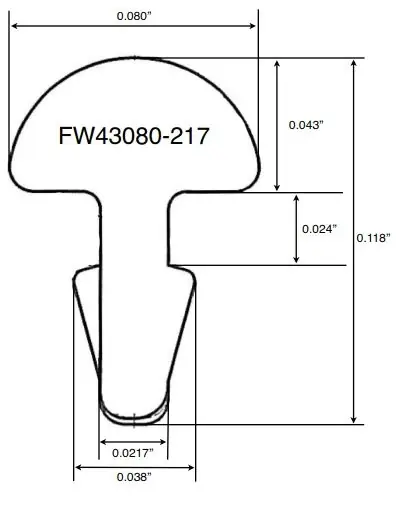 Neuheit FL43080-217P3 3 Stäbe 60,96cm