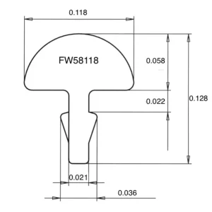 FL58118SP3 3 Stäbe 60,96cm Markenprodukt