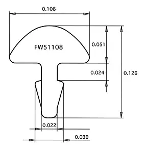 Abverkauf FL51108P3 3 Stäbe 60,96cm