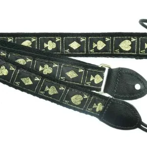 Mandolin Strap Aces Gold Schw Knallerangebot
