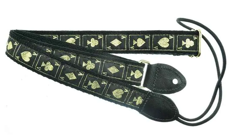Mandolin Strap Aces Gold Schw Knallerangebot