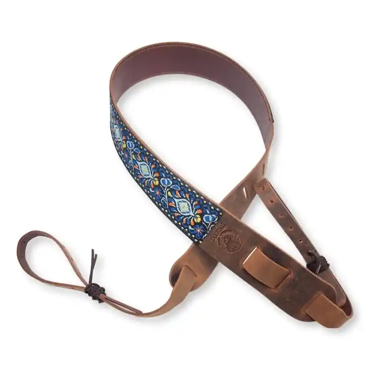 Kostenfreie Lieferung Floral Blue Retro Banjogurt