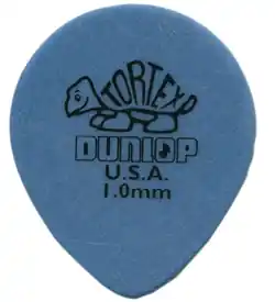 Rabatt 413 1.0mm Tortex Teardrop blau