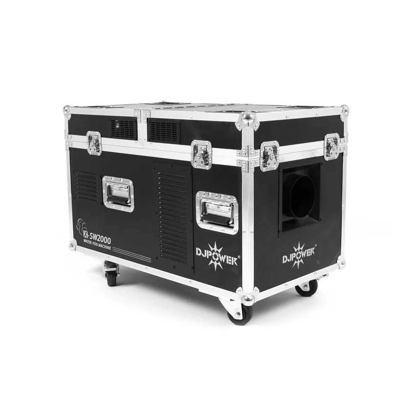 DJ POWER Bodennebelmaschine X-SW2000 - Nebelmaschine auf Wasserbasis mit Ultraschalltechnik Markenware