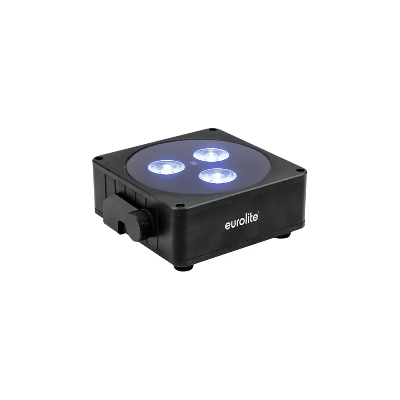EUROLITE AKKU Flat Light 3 sw Letzte Chance