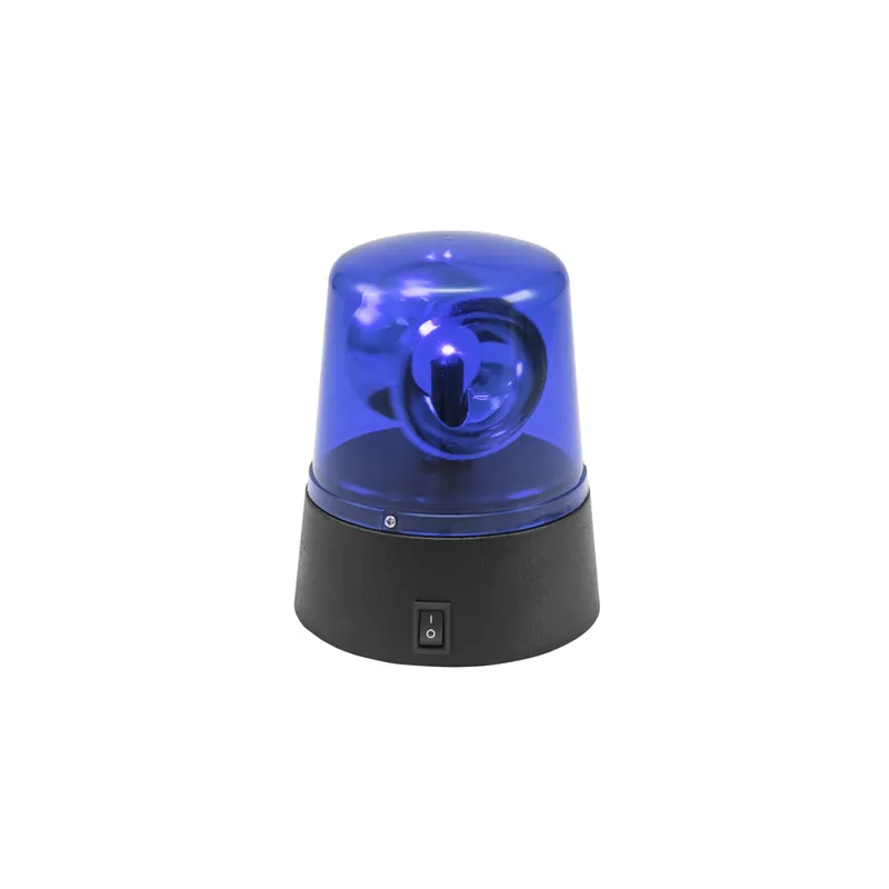 Abverkauf EUROLITE LED Mini-Polizeilicht blau USB/Batterie