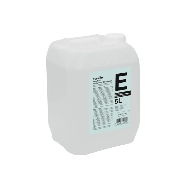 EUROLITE Smoke Fluid -E2D- Extrem Nebelfluid 5l Kostenloser Rückversand