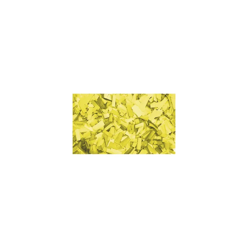 Showtec - Show Confetti Rectangle 55 x 17mm Gelb, 1 kg, feuerfest Schneller Versand