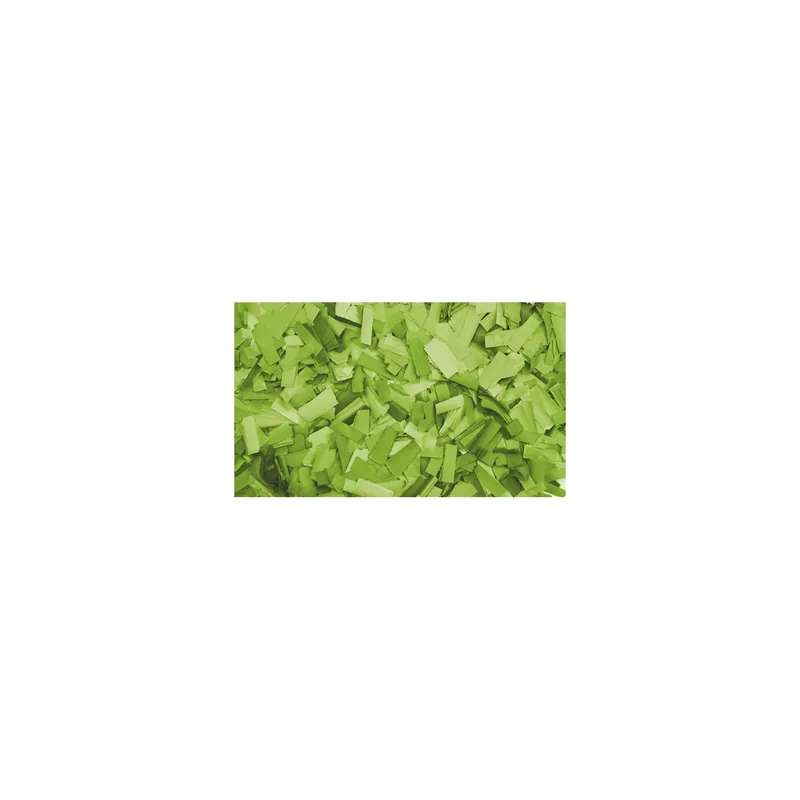 Showtec - Show Confetti Rectangle 55 x 17mm Hellgrün, 1 kg, feuerfest Preisknaller
