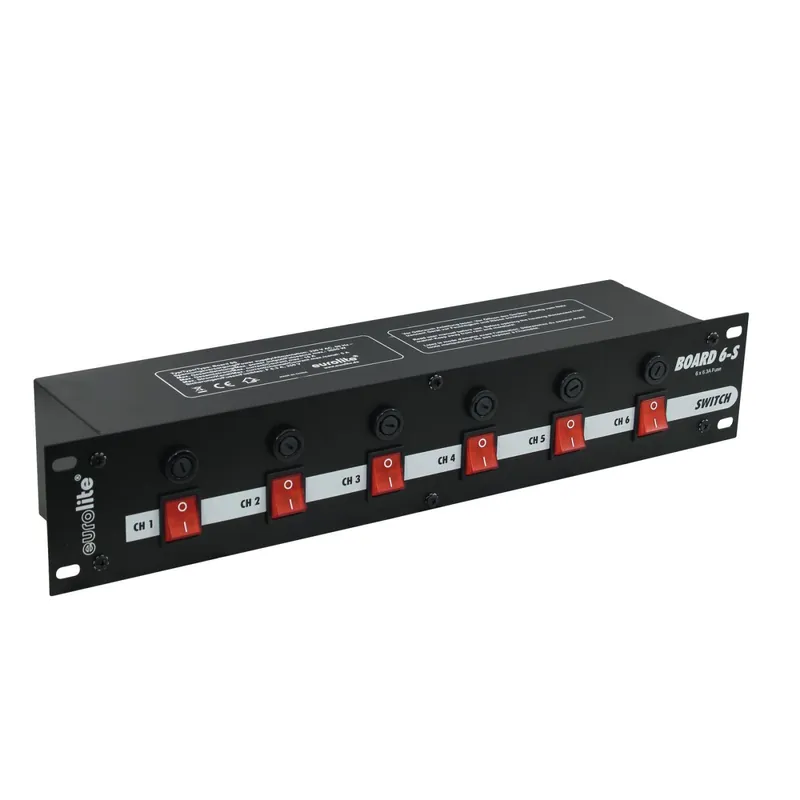 EUROLITE Board 6-S mit 6x Schutzkontakt Markenprodukt