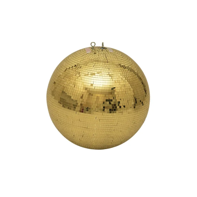 EUROLITE Spiegelkugel 40cm gold - Sicherheits-Spiegelkugel mit Facetten in gold Super-Preis