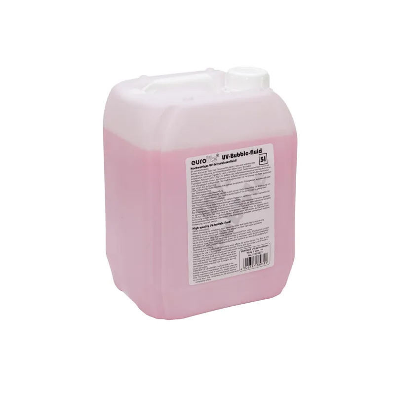 EUROLITE UV-Seifenblasenfluid 5l rot - erzeugt UV-aktive Seifenblasen Top-Preis