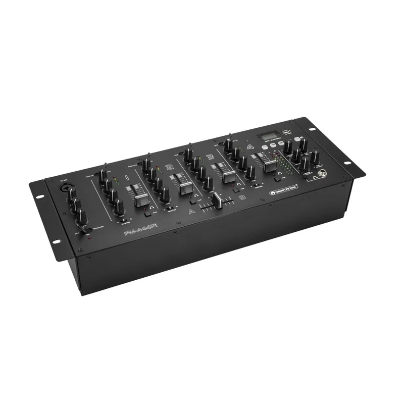 Kostenloser Versand OMNITRONIC PM-444Pi 4-Kanal-DJ-Mixer mit Player & USB-Interface
