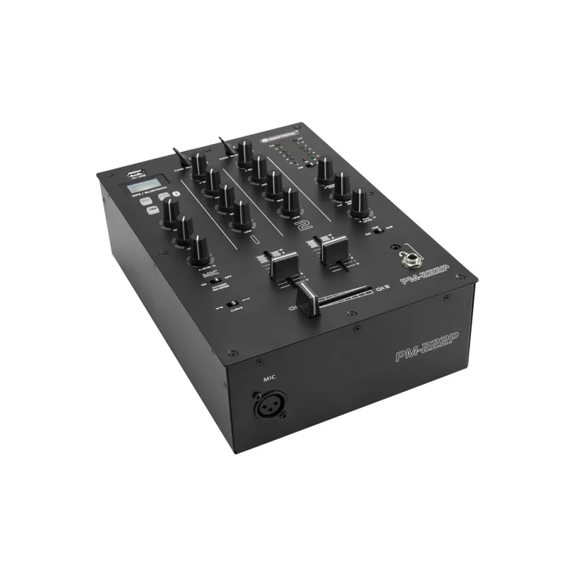 Preisknaller OMNITRONIC PM-222P 2-Kanal-DJ-Mixer mit Player