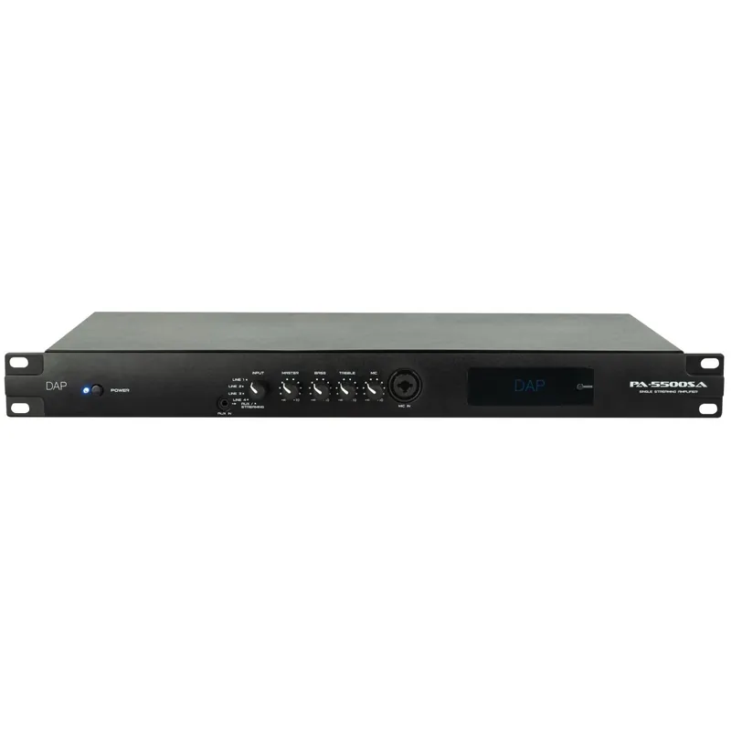 DAP PA-5500SA 1U-Internetradio mit 460-W-Verstärker, BT 5.0, Mikrofon/Line-In und USB/MP3/Netzwerk-Audio-Player Top-Seller