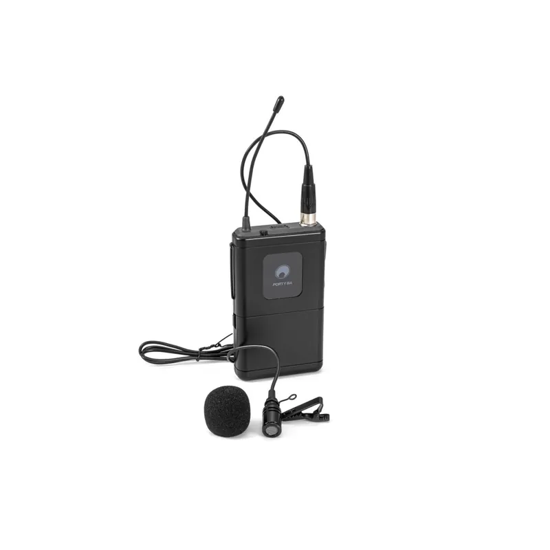 Highlight OMNITRONIC PORTY-8A Taschensender + Lavaliermikrofon 863,1 MHz