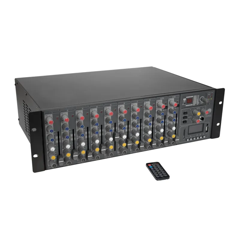 OMNITRONIC RM-1422FXA USB Rack-Power-Mixer Knallerangebot