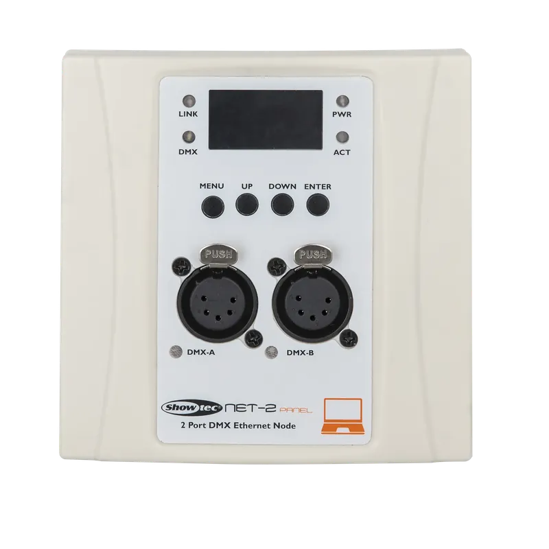 Neu SHOWTEC NET-2 Panel 5-polig - weißes Gehäuse 5-polig - weißes Gehäuse