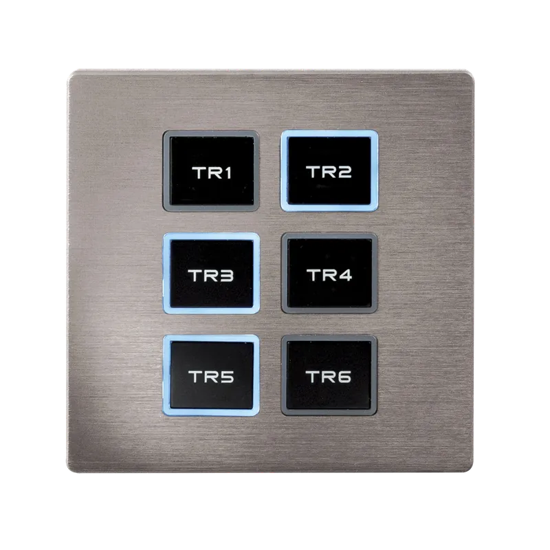 SHOWTEC Wand-Fernbedienung für TR-512 install Silberne Frontplatte Schnäppchen