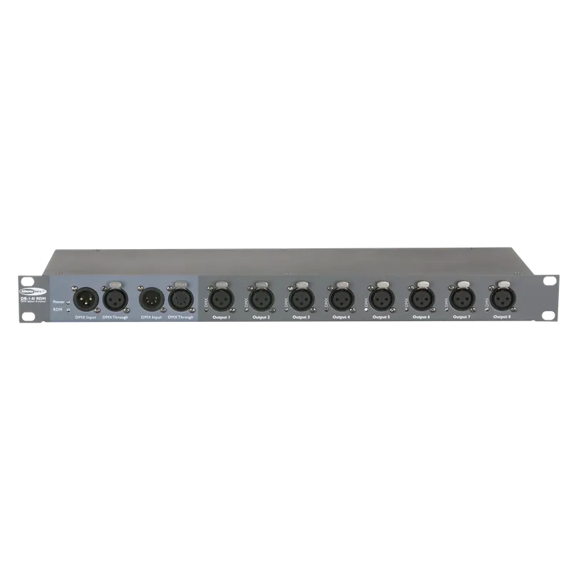 Angebot SHOWTEC DB-1-8/RDM DMX Booster mit 8 Kanälen und RDM 3-poligen XLR-Anschlüssen DMX Booster mit 8 Kanälen und RDM 3-poligen XLR-Anschlüssen