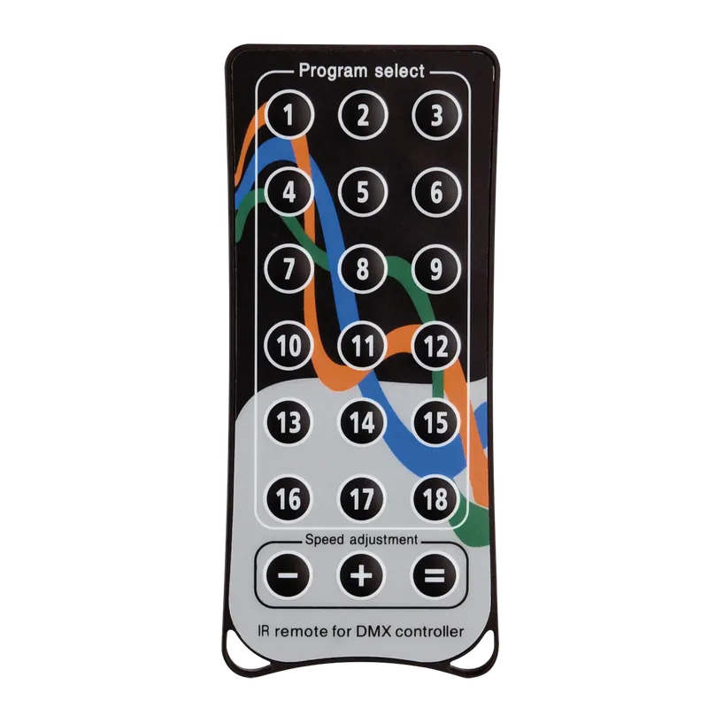 Schneller Versand SHOWTEC Quick DMX IR Remote Optionale Fernbedienung für Rack 1024 Optionale Fernbedienung für Rack 1024