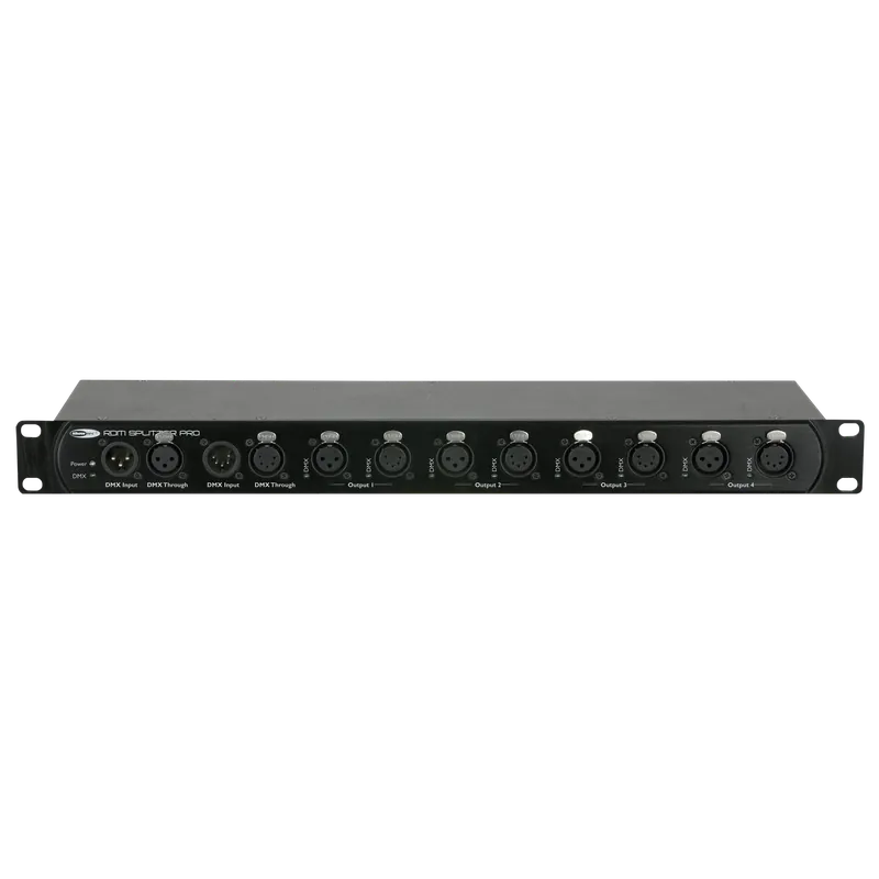SHOWTEC RDM Splitter Pro DMX Booster mit 4 Kanälen und RDM 3- & 5-poligen XLR-Anschlüssen DMX Booster mit 4 Kanälen und RDM 3- & 5-poligen XLR-Anschlüssen Bestseller
