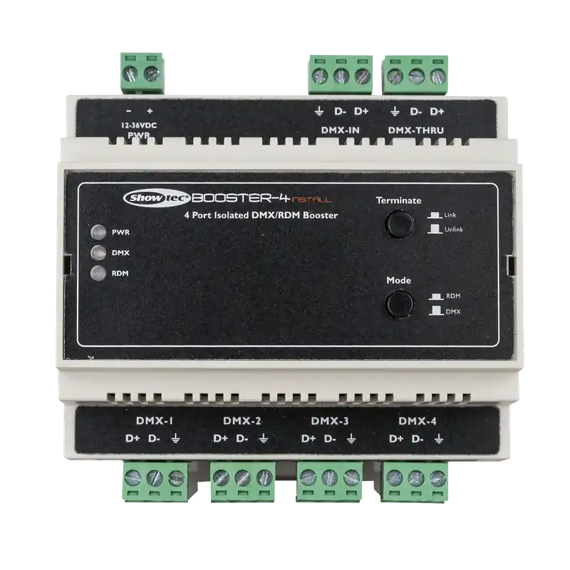 SHOWTEC Booster-4 Install DIN-rail DIN-rail Echt
