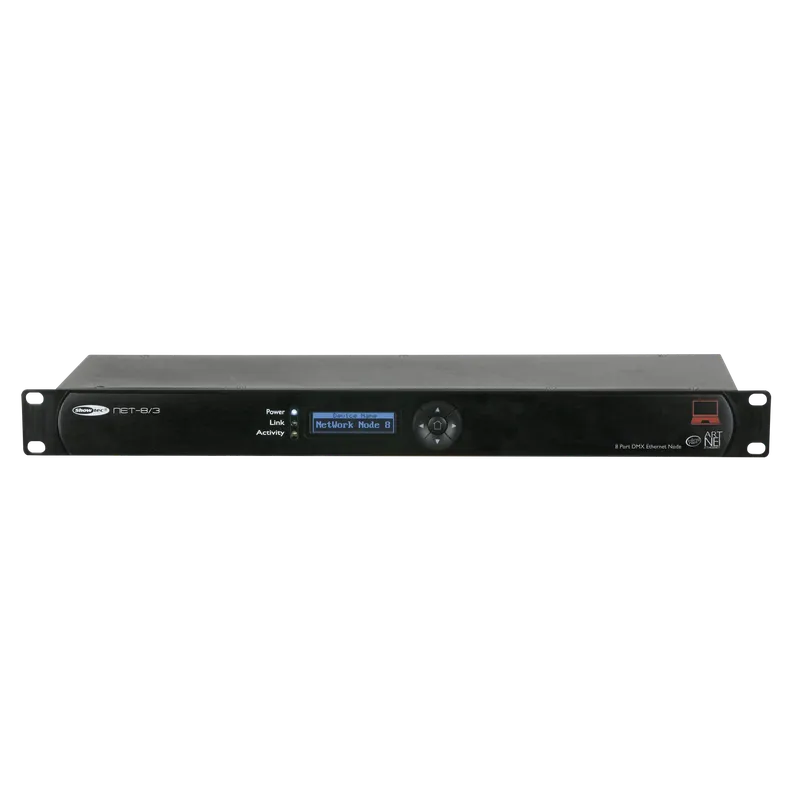 SHOWTEC NET-8/3 Art-Net/Klingnet-Node mit 8 Kanälen - XLR - 3-polig Art-Net/Klingnet-Node mit 8 Kanälen - XLR - 3-polig Kostenfreie Lieferung
