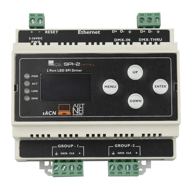 SHOWTEC SPI-2 Install DIN-rail DIN-rail Zertifiziert