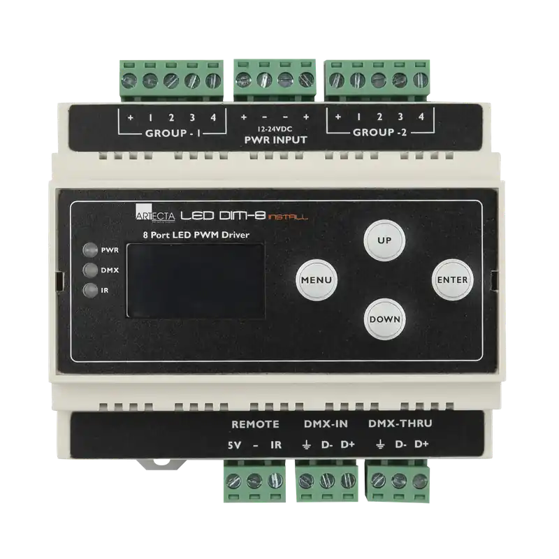 SHOWTEC LED Dim-8 Install DIN-rail DIN-rail Expressversand