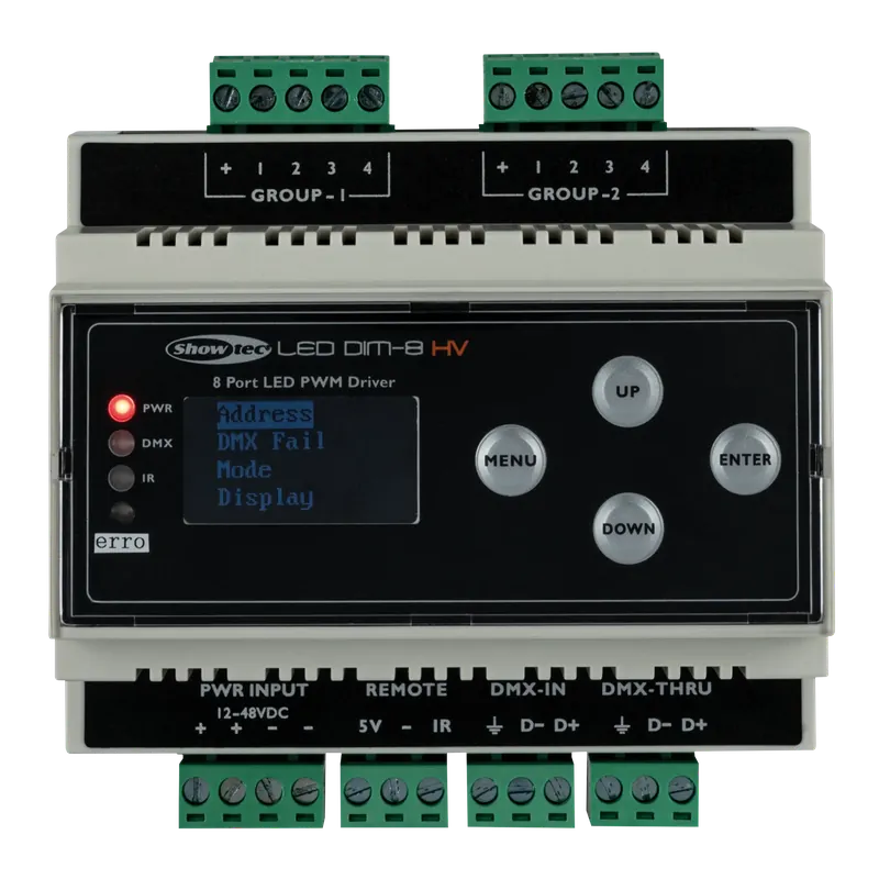 Expressversand SHOWTEC LED Dim-8 HV DIN-Schiene