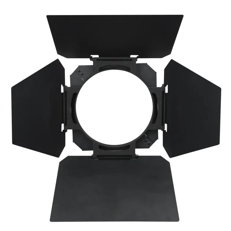 INFINITY Barndoor für Infinity Fresnel Schwarzes vierflügelige Flügeltor aus Metall Top-Angebot