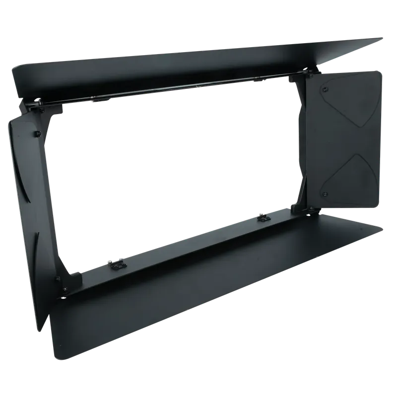 Geprüft INFINITY Barndoor für Raccoon S420/4 und W40/4 4-blättrig - Metall - schwarz