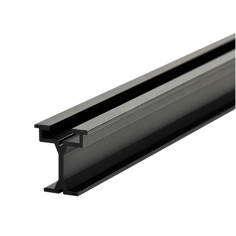 Neue Ware WENTEX Eurotrack - Rail - Schwarz 200 cm (L) - eloxiert