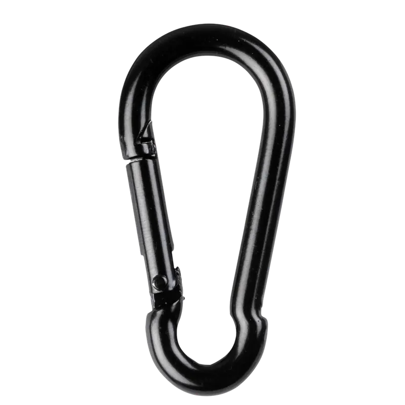 Geprüft WENTEX Karabiner 6 x 60 mm - 10 Stück - Schwarz
