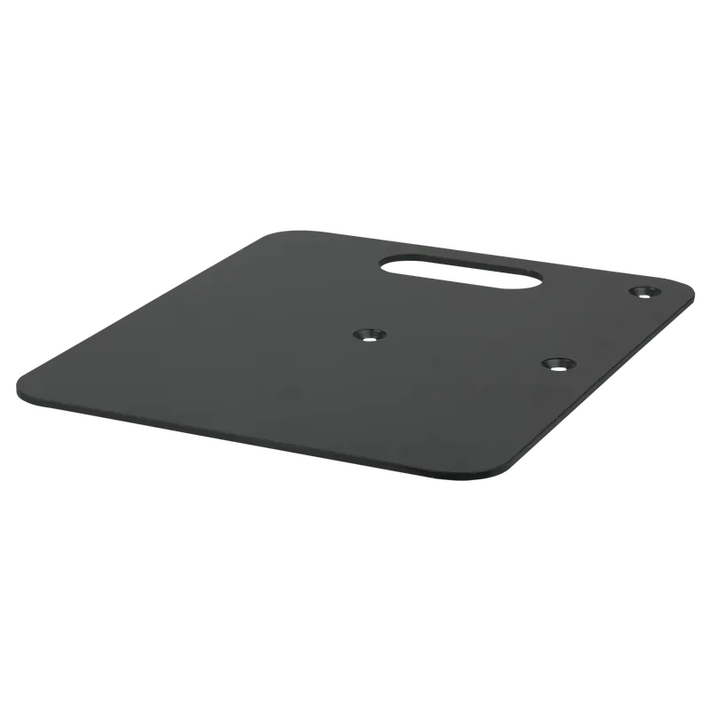 Angebot WENTEX Bodenplatte - Pulverbeschichtet 600 x 600 mm (B x L) - 14 kg - schwarz