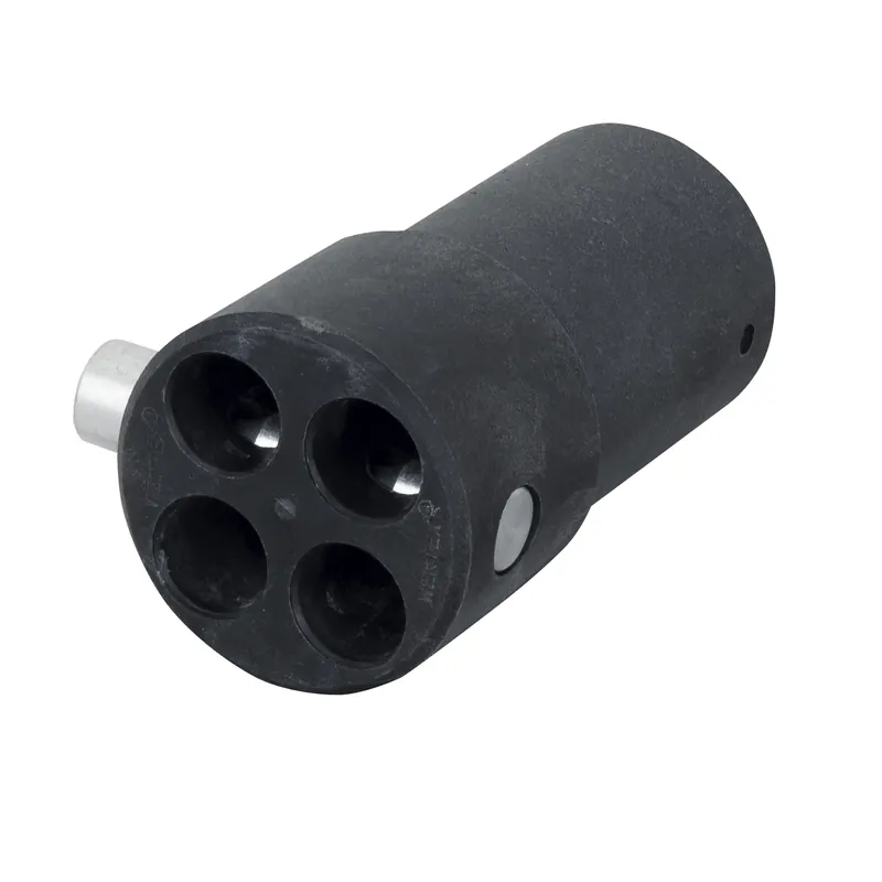 WENTEX 4-Wege-Stecker Ersatzteil Ø 50,8 mm Schwarz Kracherpreis