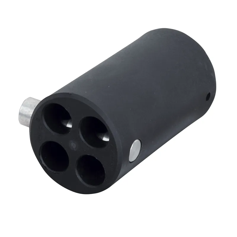 Preisreduziert WENTEX 4-Wege-Stecker Ersatzteil Ø 35 mm Schwarz