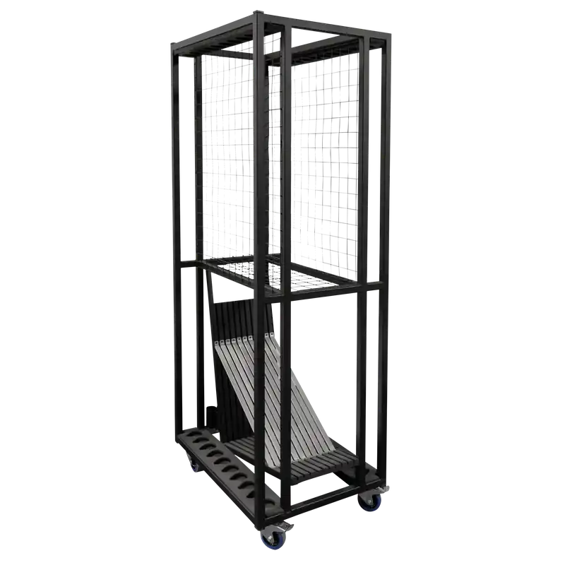 Rabatt WENTEX Pipe & Drape Transport Trolley Für 27 m Vorhänge plus Befestigungsmaterial