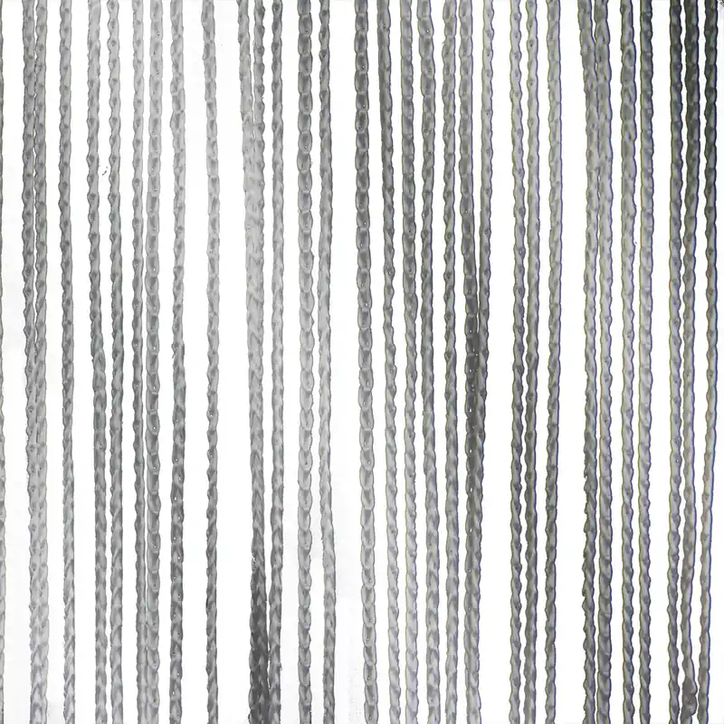 Nur Heute WENTEX Fadenvorhang Grau, 220 g/m² 300 x 300 cm (B x H) - glatt