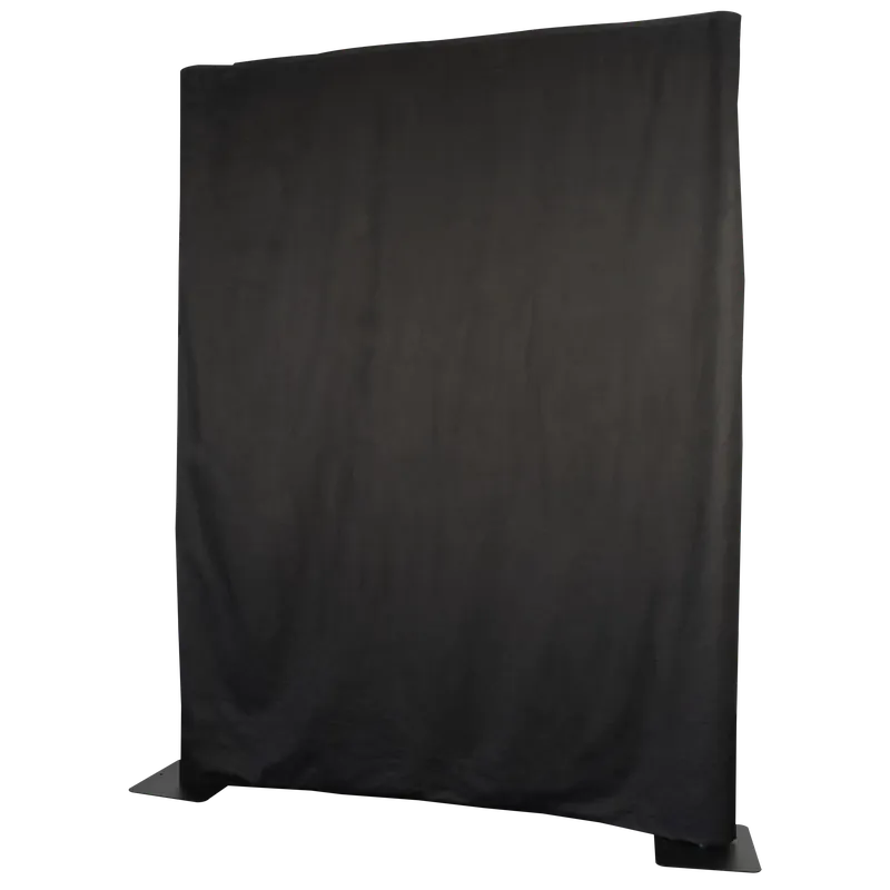 WENTEX P&D Vorhang Molton 300 g/m² Schwarz - 330 x 300 cm (B x H) - glatt Gratis Versand
