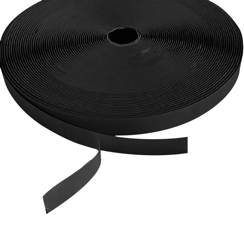 SHOWGEAR Haken- und Schlaufenband - Hakenseite Schwarz - 20 mm x 25 m - selbstklebend Highlight