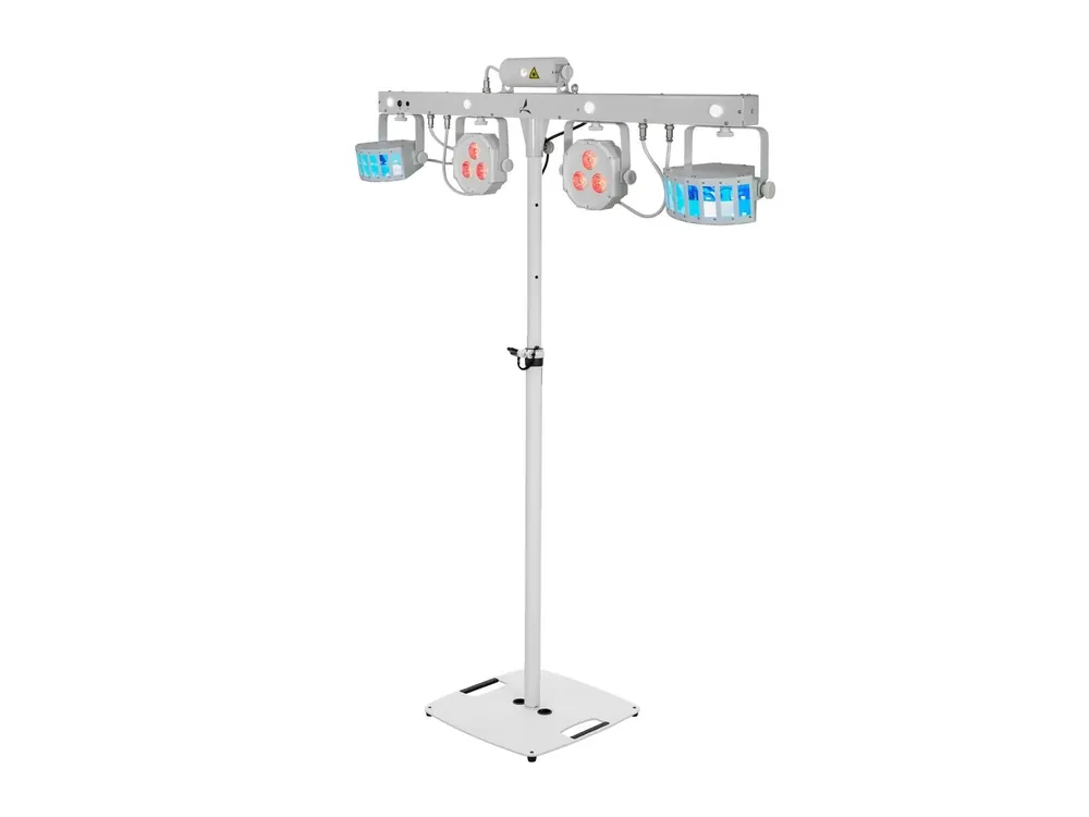 Direkt Vom Hersteller EUROLITE Set LED KLS Laser Bar FX-Lichtset weiß + BPS-2 Boxenhochständer weiß