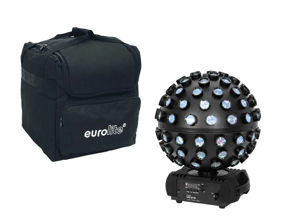 Highlight EUROLITE Set LED B-40 Laser Strahleneffekt + Softbag