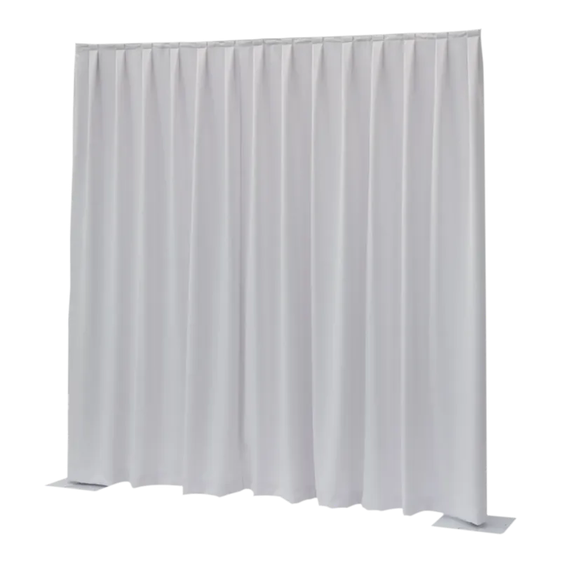 WENTEX P&D Vorhang MGS 175 g/m² Weiß - 330 x 120 cm (B x H) - gewellt Online Kaufen