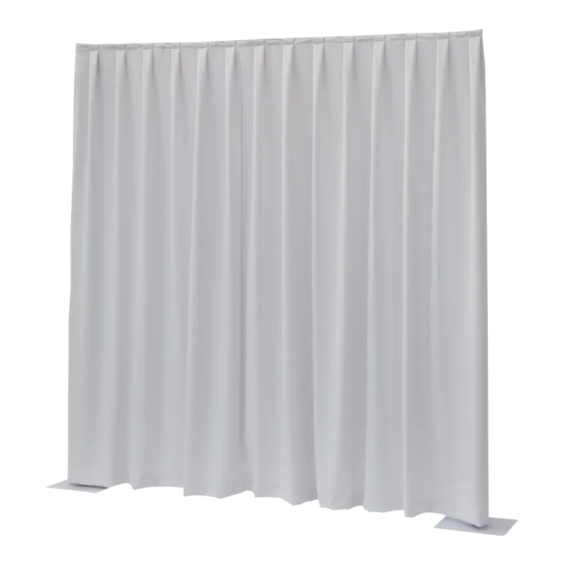 Letzte Chance WENTEX P&D Vorhang Dimout 260 g/m² Weiß - 330 x 300 cm (B x H) - gewellt