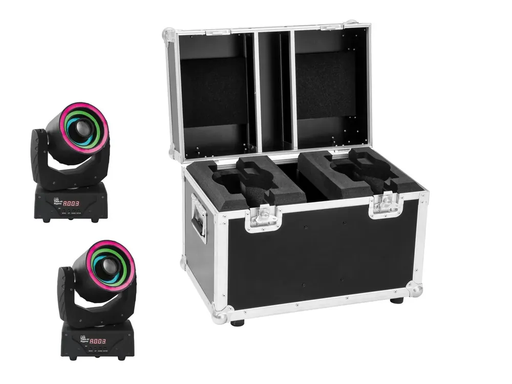 EUROLITE Set LED TMH-41 Hypno Moving-Head Spot + Case Finale Aktion
