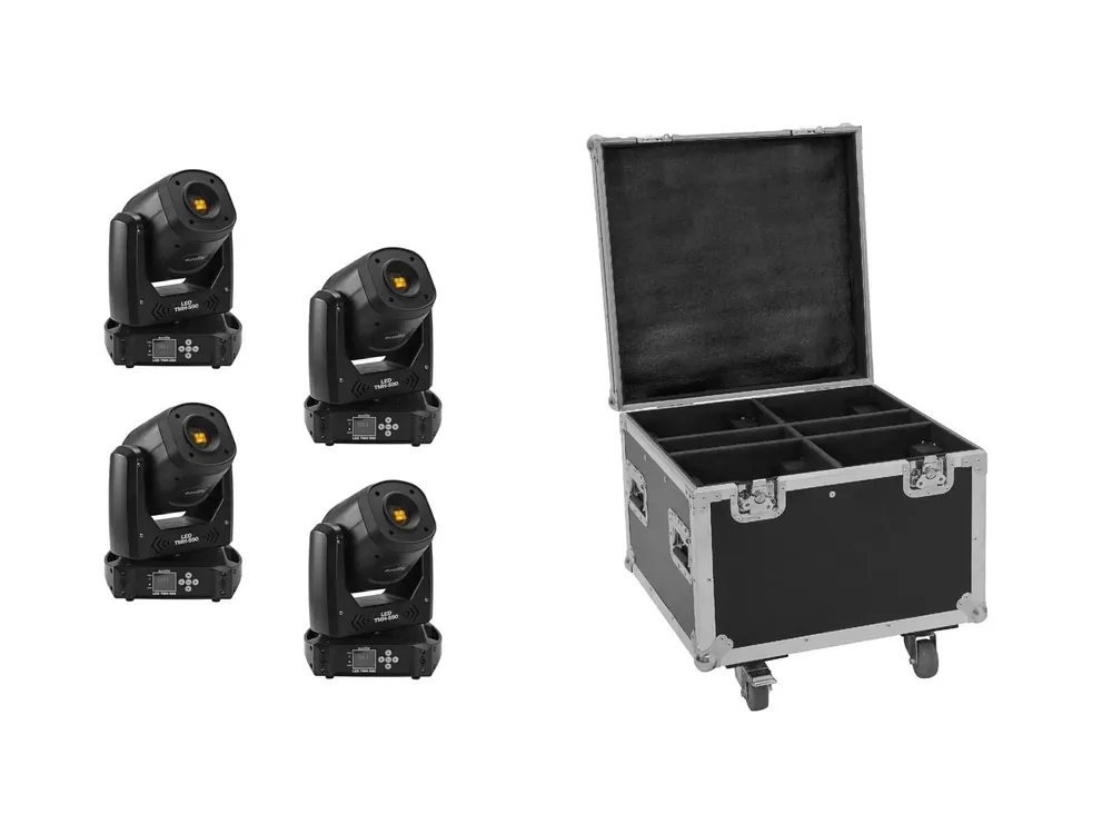 Knallerangebot EUROLITE Set 4x LED TMH-S90 + Case